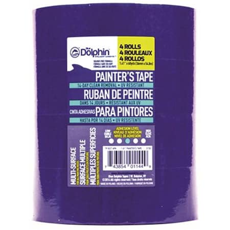 Hardware Express Blue Dolphin Painter'S Tape 2 In. Blue 1.88 In. X 60 Yd., 3Pk 1030864